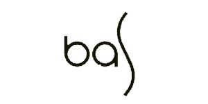The word "basi" is written in lowercase letters, with the "i" formed by an extended curved line that resembles the shape of a bass clef.